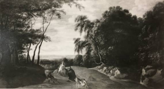 Landscape with the Holy Family and Saint Francis Xavier