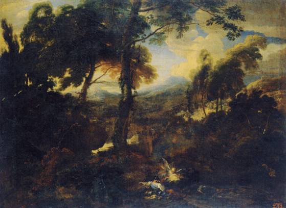 Landscape with an Angel Appearing to Hagar