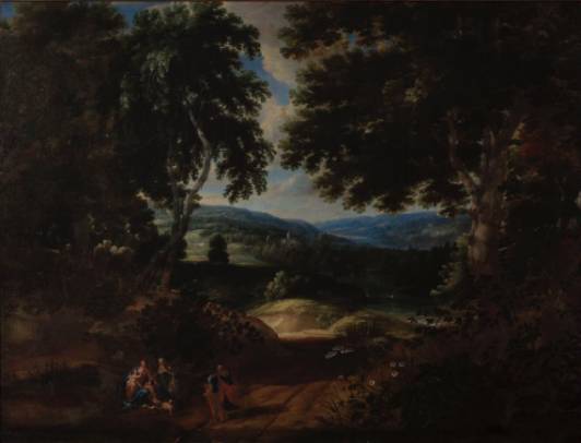 Landscape with the Holy Family and Saint John