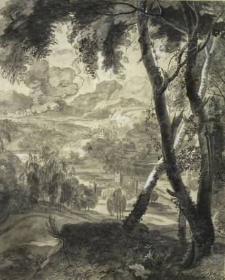 Landscape with Trees in the Foreground