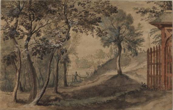 Landscape on Outskirts of Town