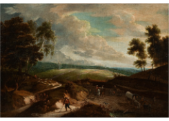 Work 1005: A Landscape with Travellers