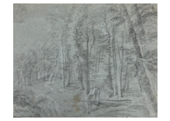 Work 1178: Woodland Landscape with Figure