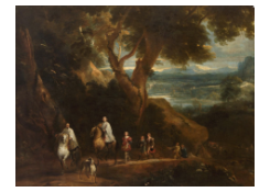 Work 5005: Landscape with Rudolf of Habsburg and the Priest