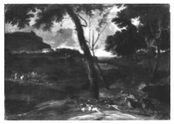 Work 5013: Landscape with a Stag Hunt