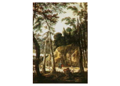 Work 5035: Country Road with Travellers
