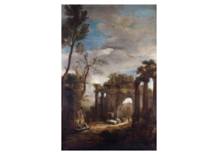 Work 5036: Classical Ruins in a Landscape