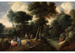 Work 5042: Tree Landscape with Figures
