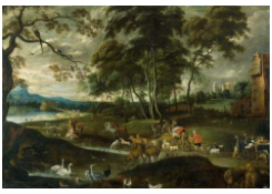 Work 5059: The Animals on Their Way to Noah&#039;s Ark 