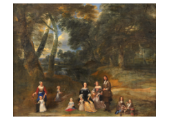 Work 5071: Family Group in a Landscape