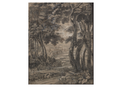 Work 5115: Landscape with Trees in the Foreground 