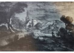 Work 5119: Landscape with a Church