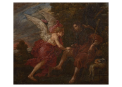 Work 5152: Saint Roch Comforted by an Angel