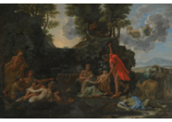 Work 5194: The Infant Bacchus Entrusted to the Nymphs of Nysa; The Death of Echo and Narcissus