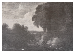 Work 5219: Forest Landscape with Horsemen and Travellers