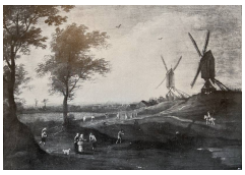 Work 5241: Landscape with Windmills