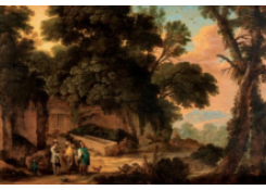 Work 5246: Wooded Landscape with Figures