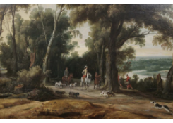 Work 5263: Lanscape with Hunters