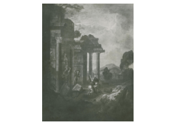 Work 5269: Pelgrims Visit a Ruined Temple