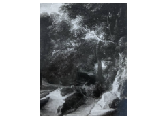 Work 6291: Wooded Landscape with an Escarpment and Small Figures