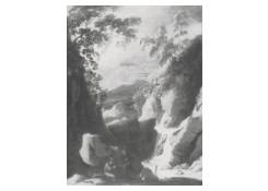 Work 6710: Landscape with a Waterfall and Travellers
