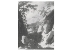 Work 6710: Landscape with a Waterfall and Travellers