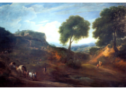 Work 756: Landscape with Two Wagons
