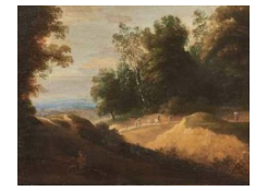 Work 795: Landscape with Peasants returning from Market