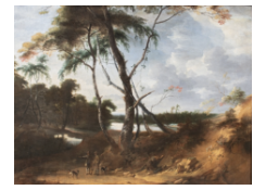 Work 813: Huntsmen with Dogs in a Sunken Road