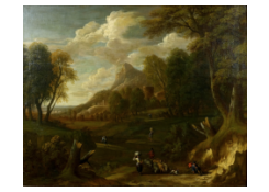Work 919: Landscape with Travelers and Shepherd