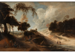 Work 984: Dune Landscape with Figures